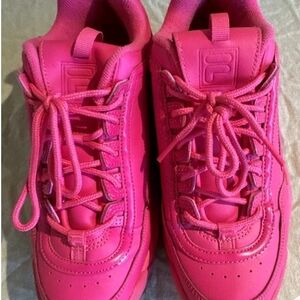 Fila Pink Athletic Shoes